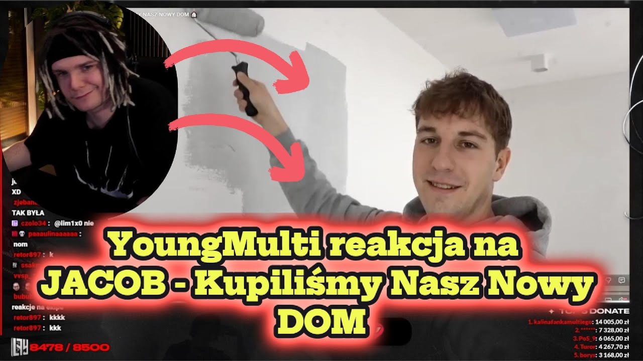 YoungMulti reakcja na Jacob - Kupiliśmy nasz Nowy DOM