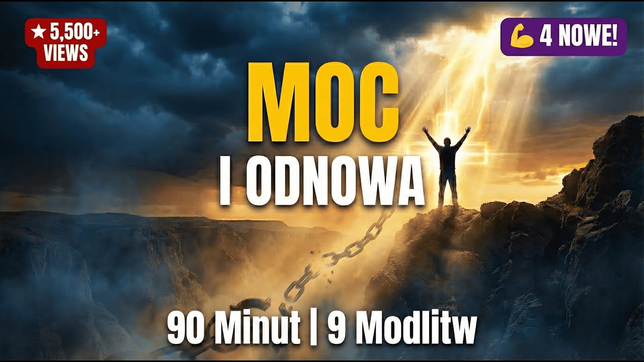 🔥 Modlitwy Mocy i Odnowy | Ulecz Moje Serce + Psalm 23 + 7 Więcej | 90 Minut Muzyka Chrześcijańska