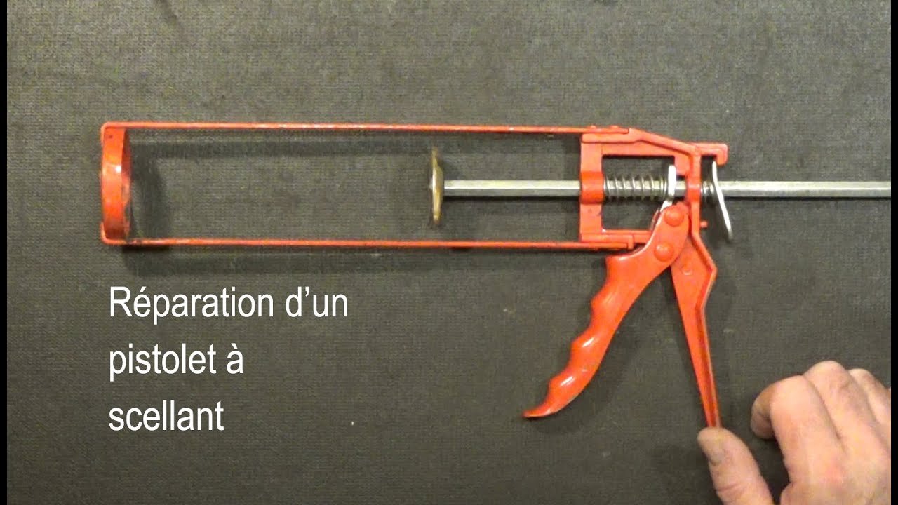 Réparation d'un pistolet  à calfeutrer.