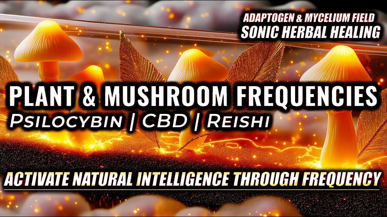 Activate Plant & Mushroom Frequencies | Psilocybin, CBD, Reishi, DMT | Sonic Herbal Healing