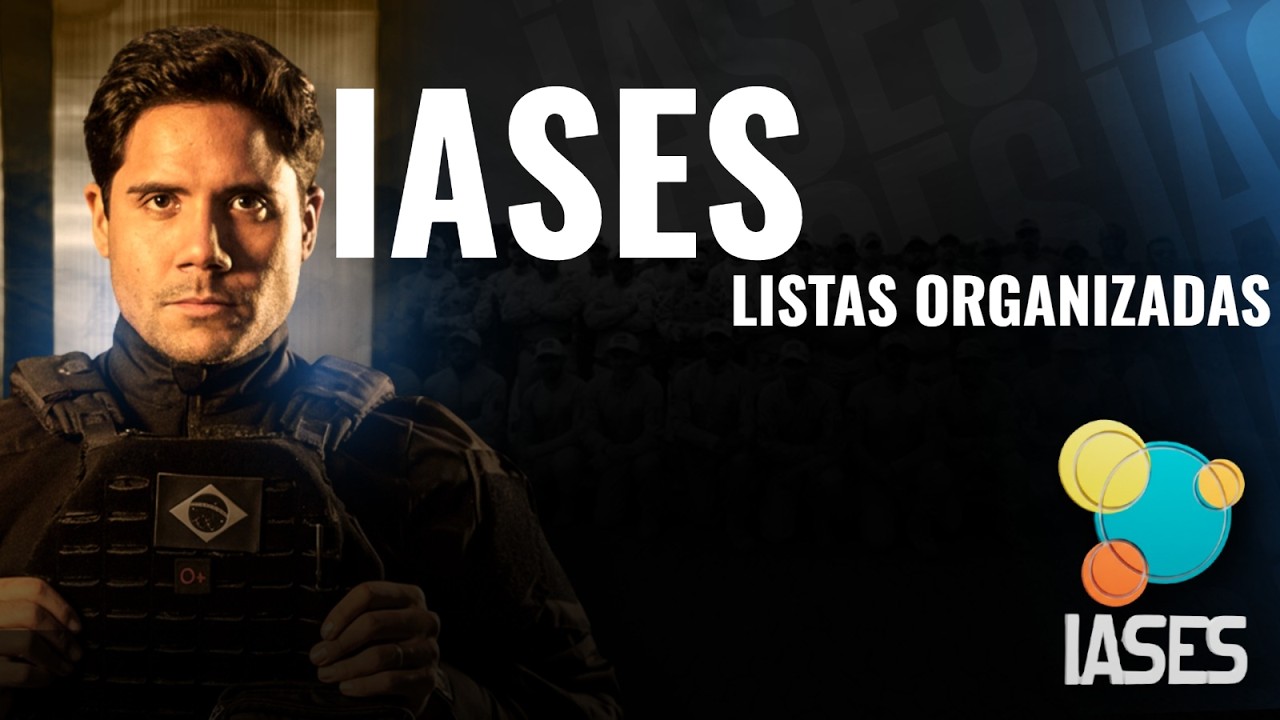 CONCURSO IASES:  LISTAS DE CLASSIFICAÇÃO, BANCA IDCAP