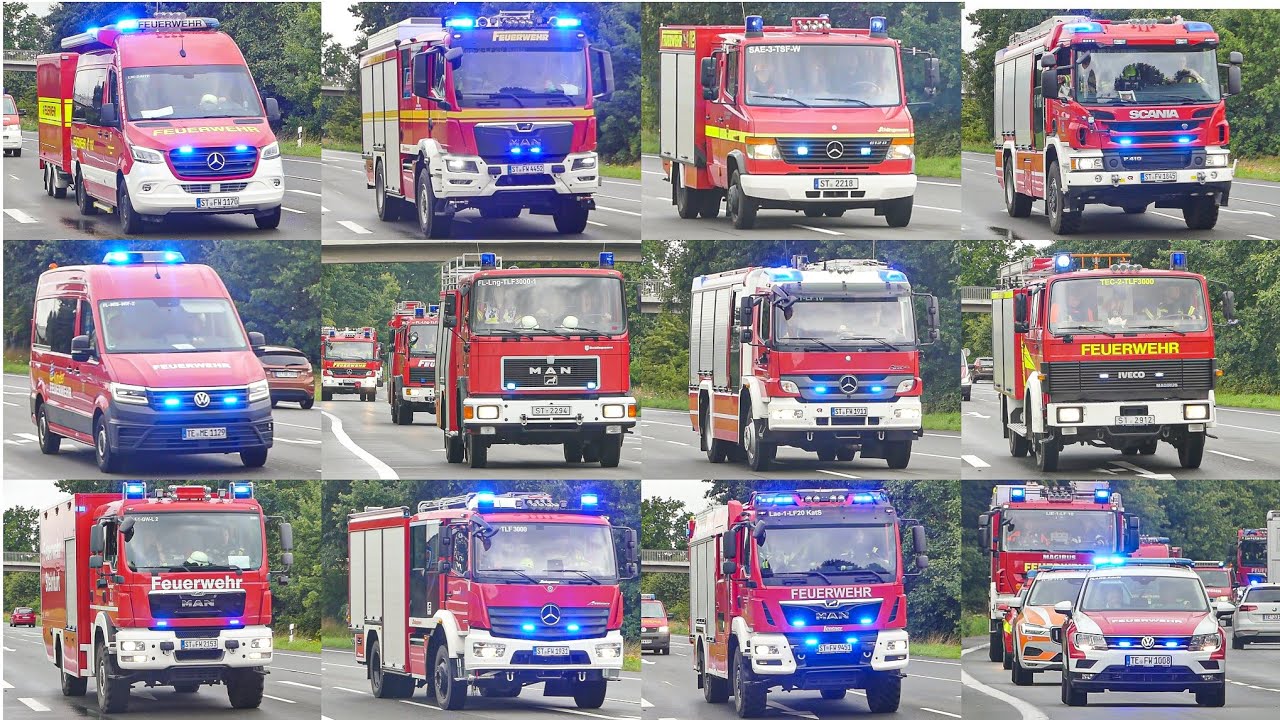 [FEUER INDUSTRIEGEBIET] Einsatzfahrten zur Kreisbereitschafts Übung in Lengerich/Kreis-Steinfuhrt