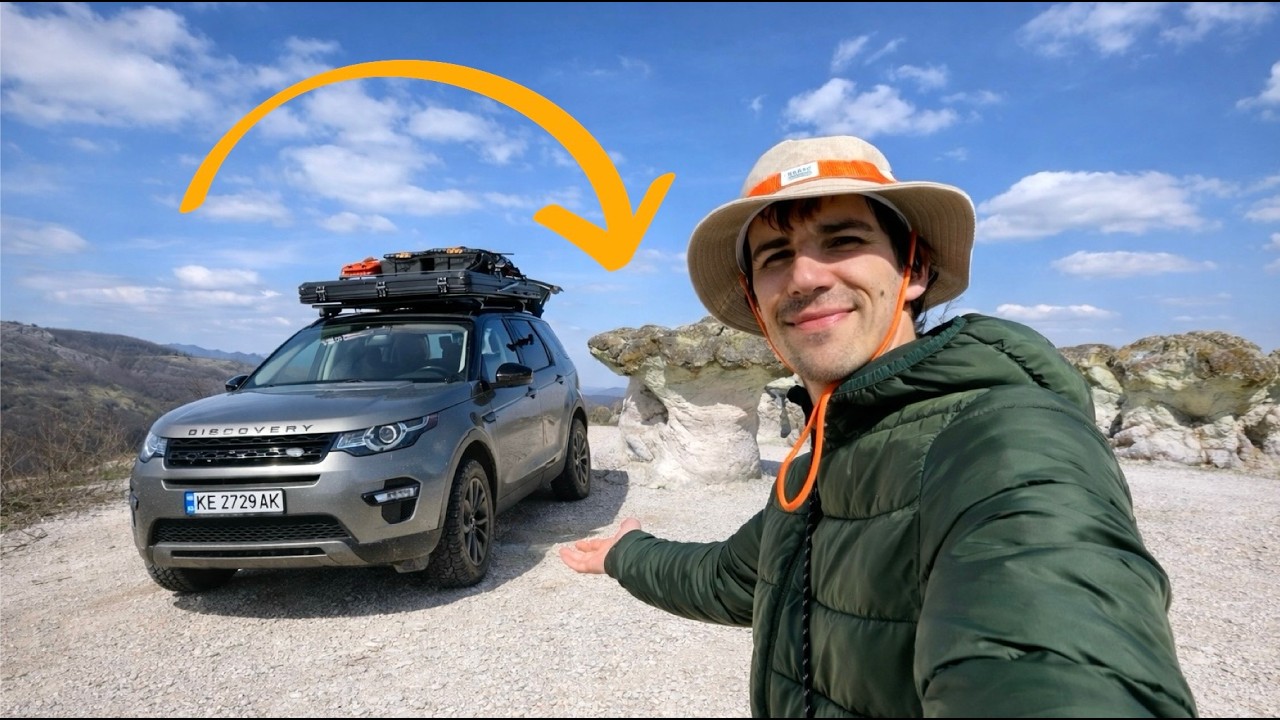 Overland in a beautiful place on Land Rover Discovery Sport (4K)