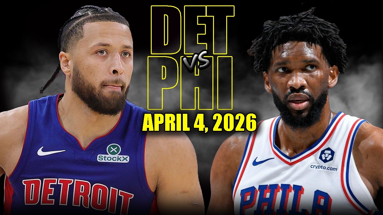 Detroit Pistons vs Philadelphia 76ers Full Game Highlights &ndash; April 4, 2026 | NBA Season