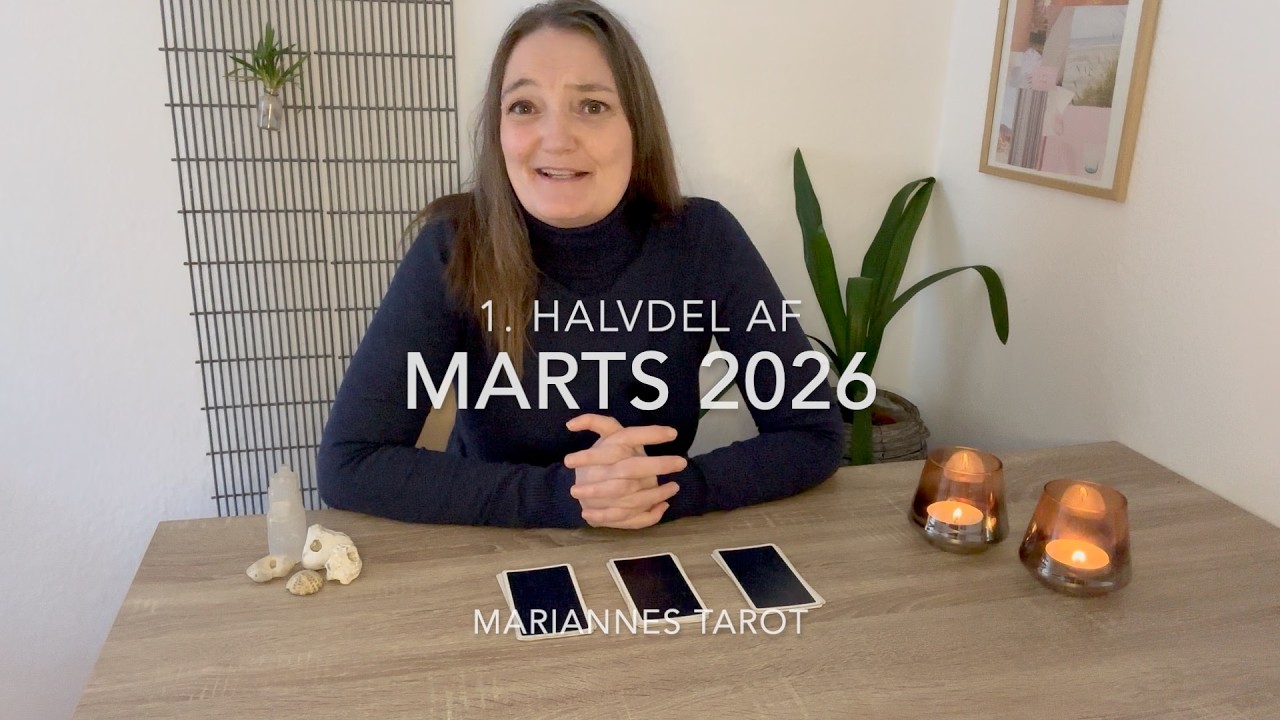 Marts Tarot 2026 - 1. del 🍀 Pick a Card