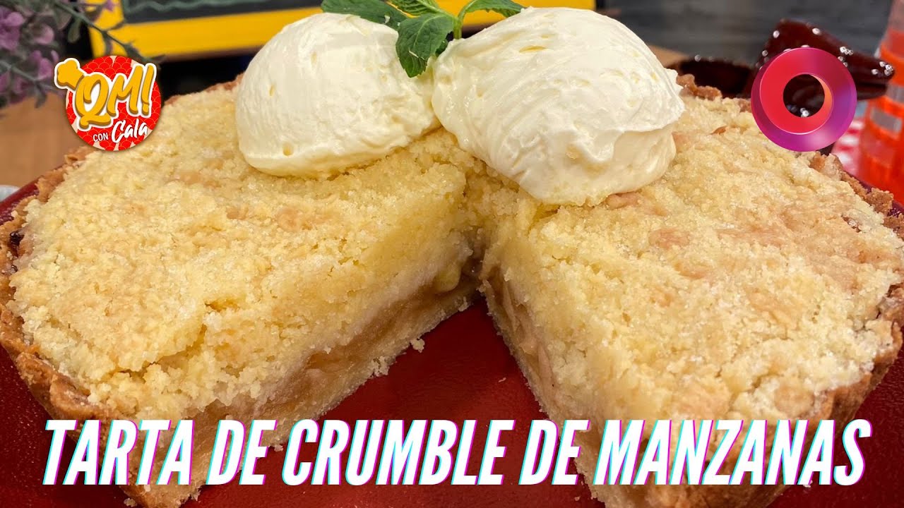 ¡La mejor tarta de crumble de manzanas!