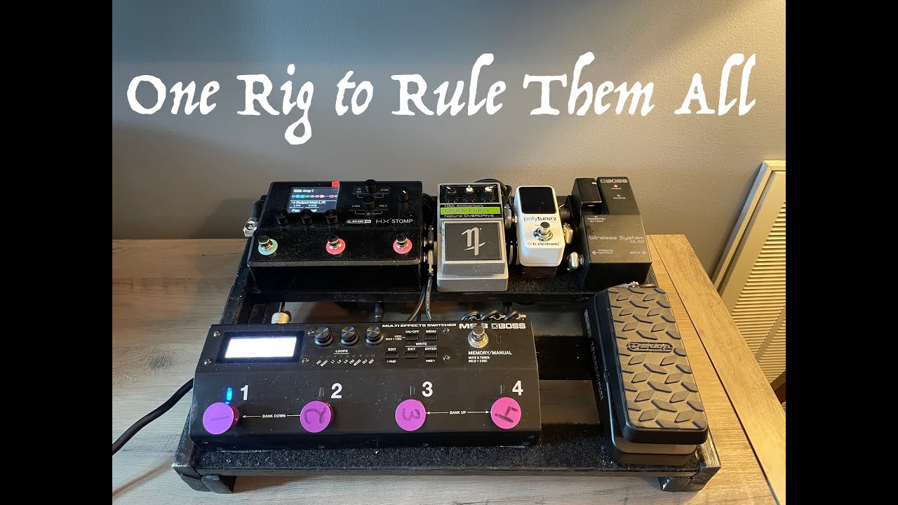 How I use a Boss MS-3 and Line 6 HX Stomp Together