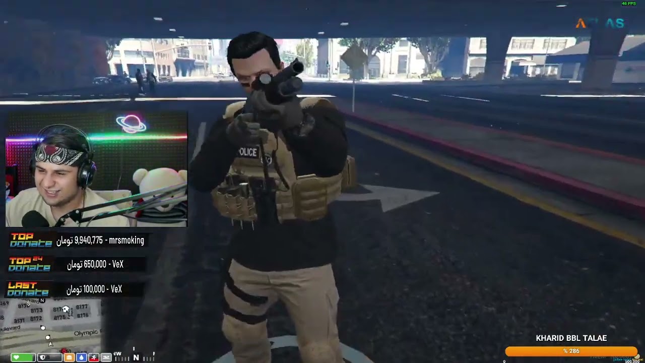 gta v آنلاین | فرار از پلیس با GTR (پارت 1 از 2) جی تی ای وی