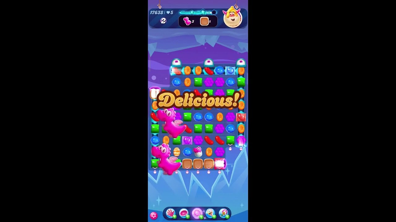 Candy Crush Saga level 17638 pesadilla