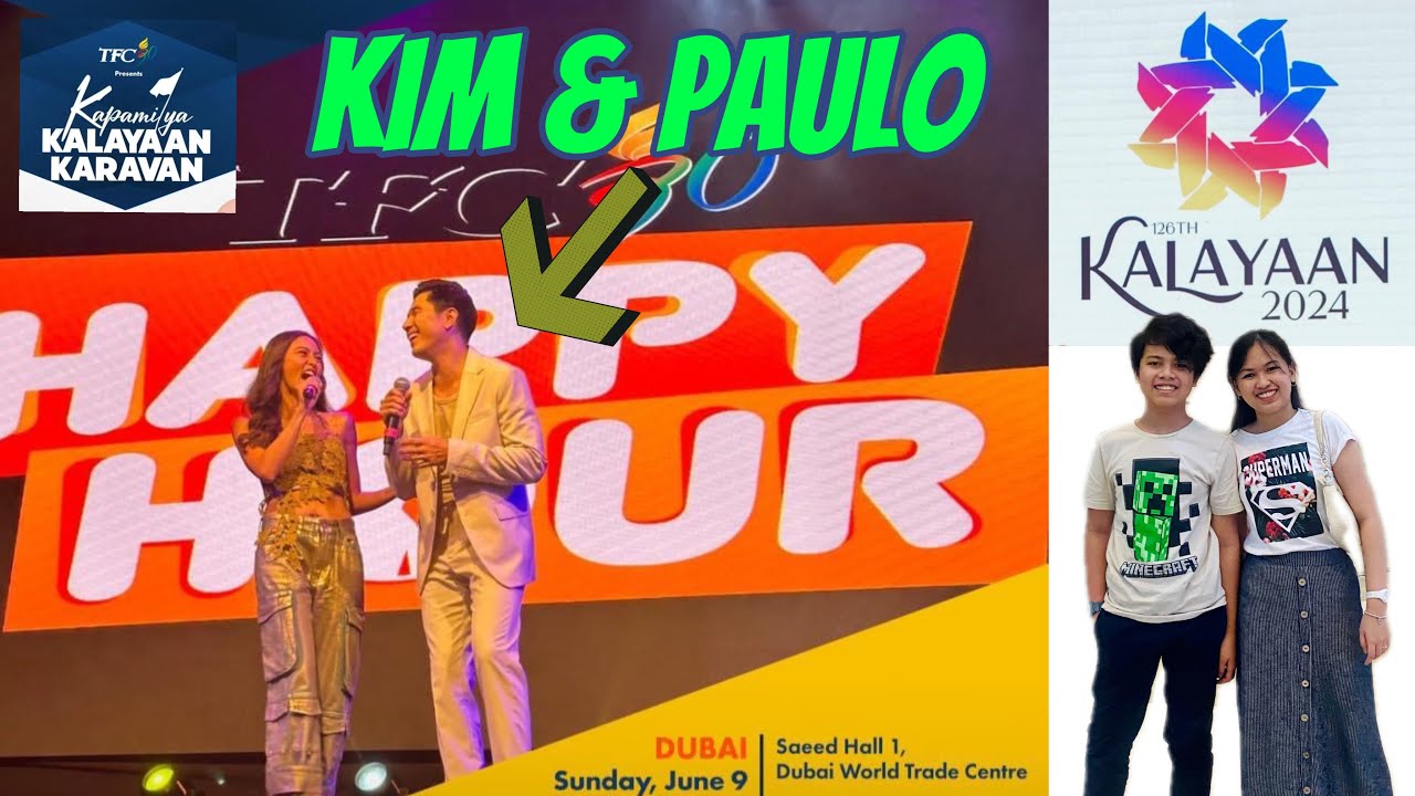 Kilig Performance of Kim Chiu and Paulo Avelino at Kalayaan 2024 sa Dubai UAE!