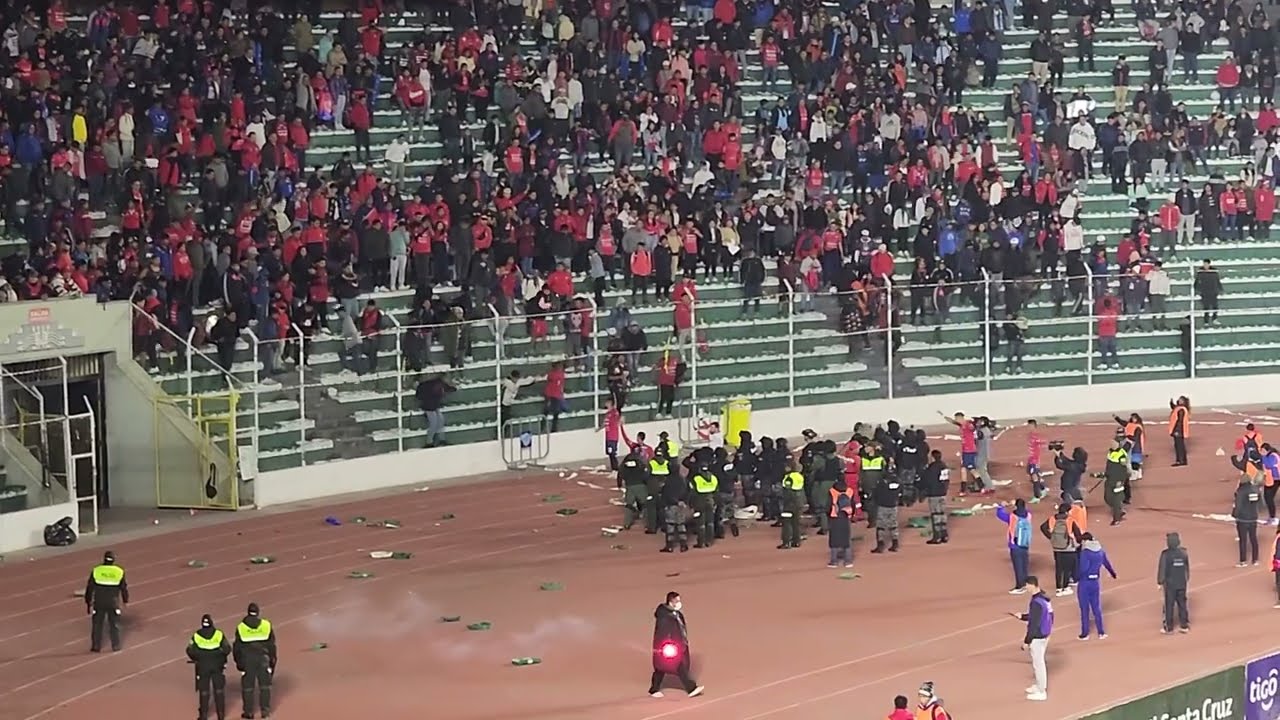 Final Bolivar 1 - 0 Wilstermann, Incidentes Pipo Gimenez y Bentaberry, Gurkas destrozan el Siles