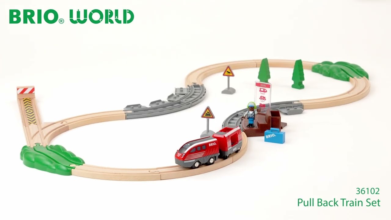BRIO World - 36102 Pull Back Train Set