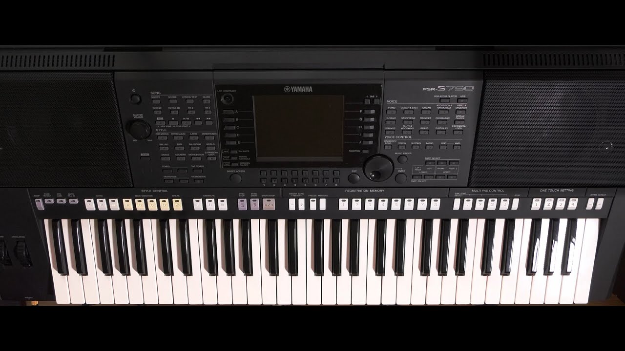 Santa lucia by night cover Yamaha PSR - S750