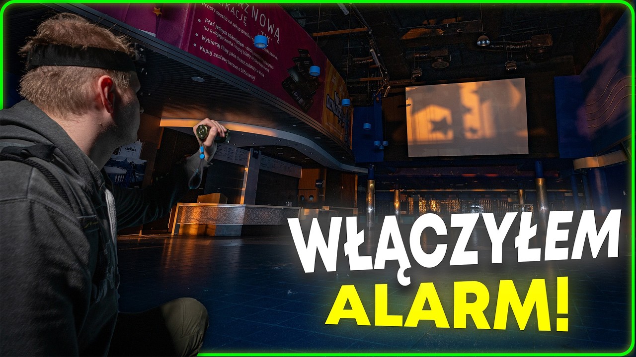 WŁĄCZYŁEM NAGŁOŚNIEIE W OPUSZCZONYM KINIE W WARSZAWIE - Urbex POV