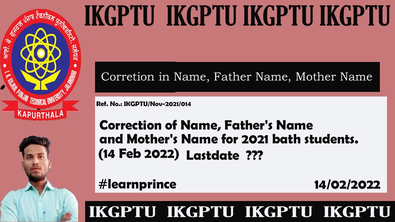 How To Correct Your Name in PTU #learnprince
