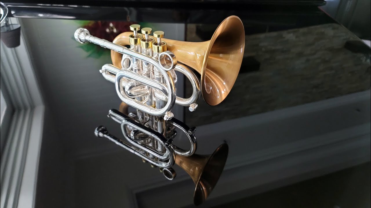 CarolBrass® CPT-9392-RLM(D)-Bb-BC Pocket Trumpet Demo #1