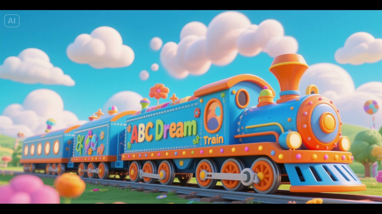 ABC Dream Train 🚂💤🔤 | Alphabet Lullaby Song for Kids