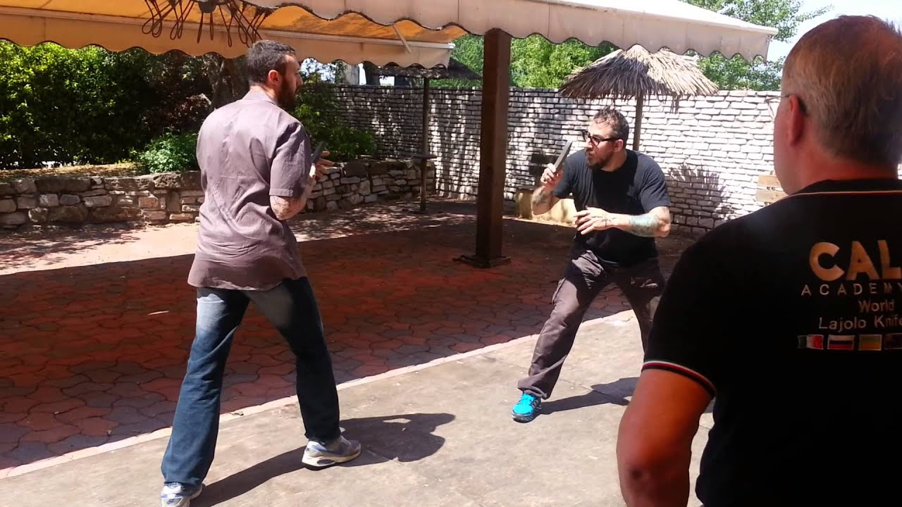 Knife   fencing  fighting  system  Lajolo  style