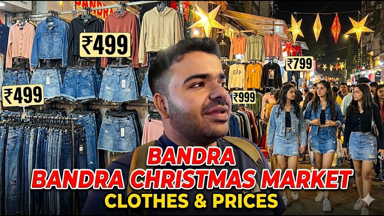 Bandra Hill Road Shopping Christmas 2025| Winter Collection | Latest Prices | Full Walk around |