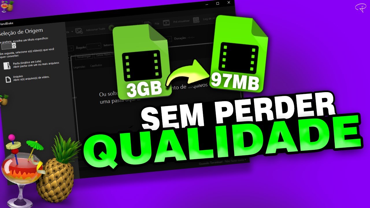 Como REDUZIR tamanhos de VÍDEOS sem perder Qualidade - HandBrake