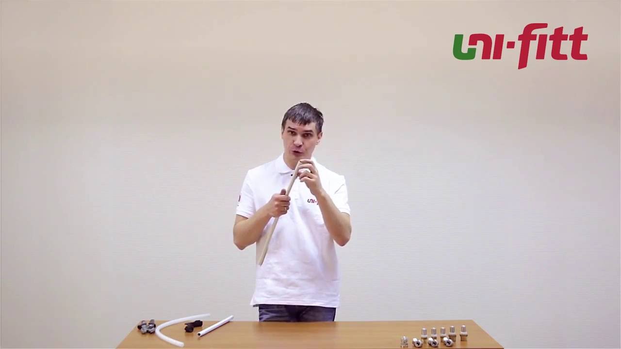 Полиэтиленовая PEX труба производства Uni-fitt (Италия)
