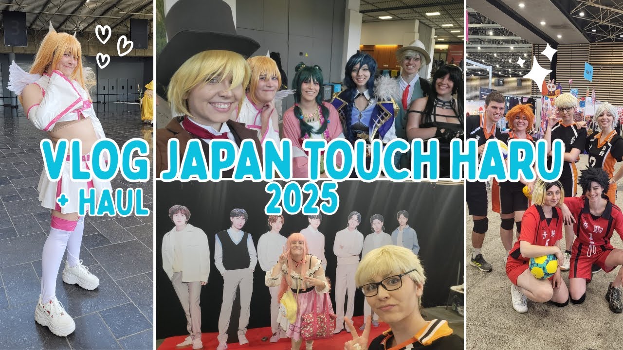 Vlog JAPAN TOUCH HARU 2025 🌸 C'était TROP BIEN (même si j'ai été malade après) 🌸