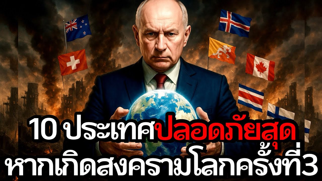 10ประเทศ ปลอดภัยที่สุดหากเกิดสงครามโลกครั้งที่ 3(ถ้าเกิดขึ้นจริง..คุณอยากอยู่ที่ไหน?)