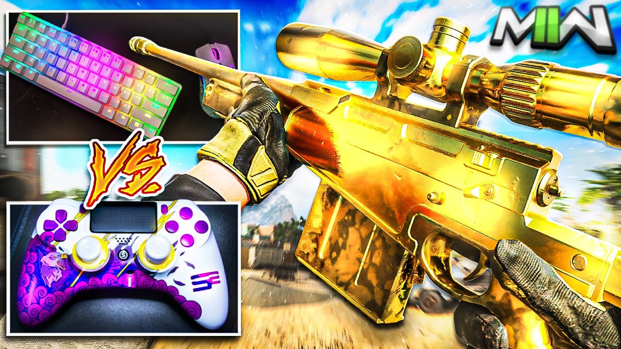 MOUSE & KEYBOARD vs CONTROLLER Sniping in MW2...