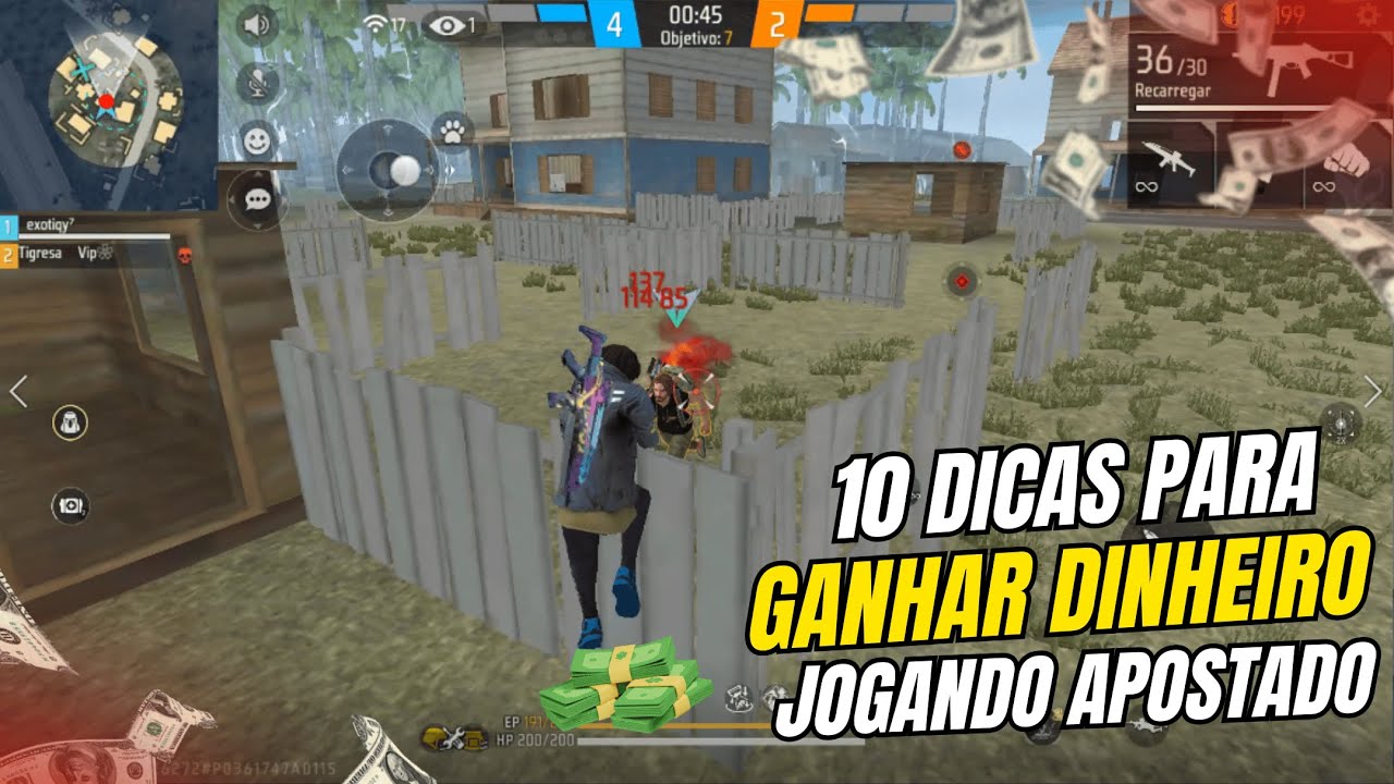 10 MELHORES DICAS PARA JOGAR APOSTADO NO FREE FIRE! E GANHAR MUITO DINHEIRO!✔️💸