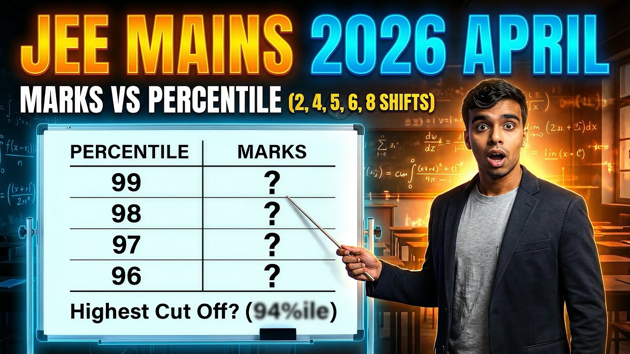 Shiftwise Marks vs Percentile JEE Mains 2026 🔥 JEE Mains Cut Off😭 JEE Mains 2026 Marks vs Percentile