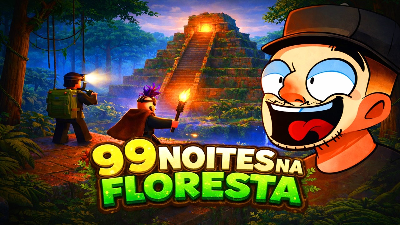 🔴 AO VIVO :  PIRAMIDE NA FLORESTA 99 Noites na Floresta 😳🔥 | #22