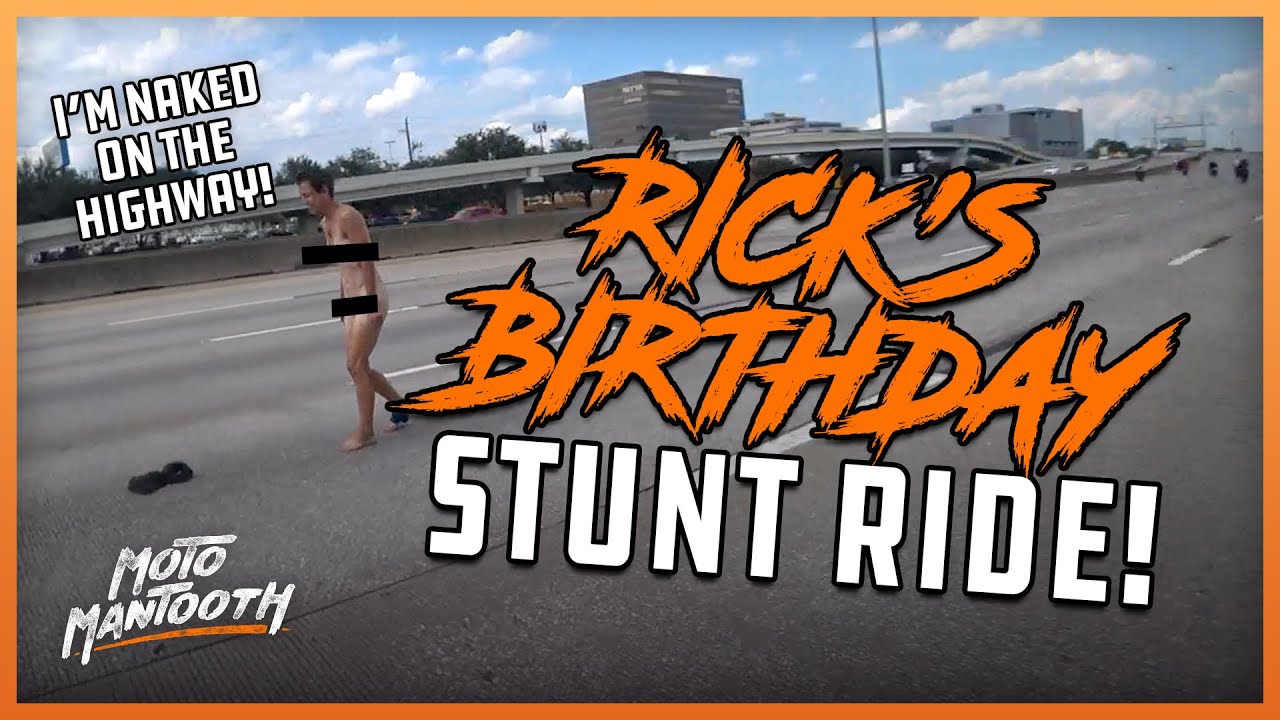 Rick's Birthday Stunt Ride!
