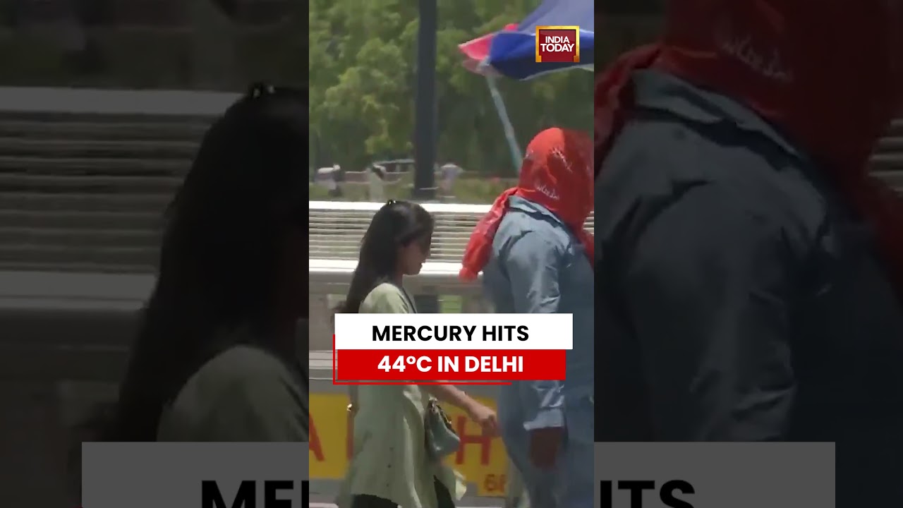Mercury Hits 44&deg;C in Delhi | Severe Heatwave Grips National Capital, IMD Alert