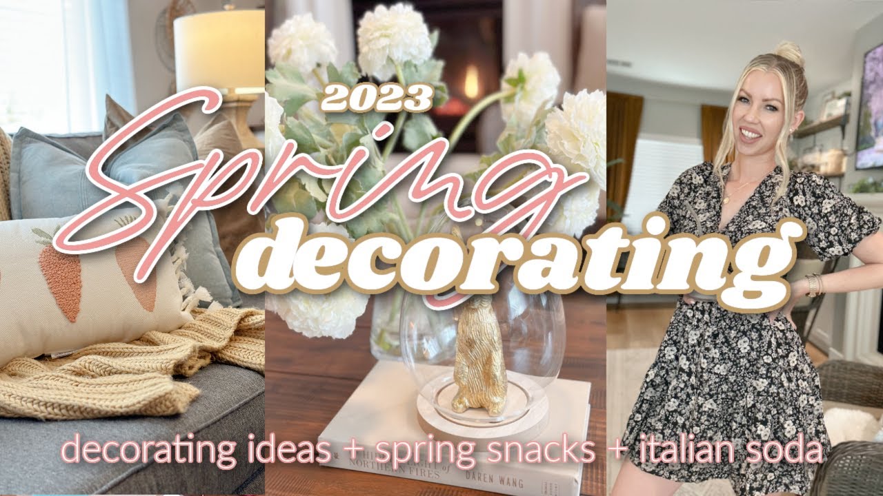 SPRING DECORATING 2023 / SIMPLE SPRING DECOR / TYPICALLY KATIE