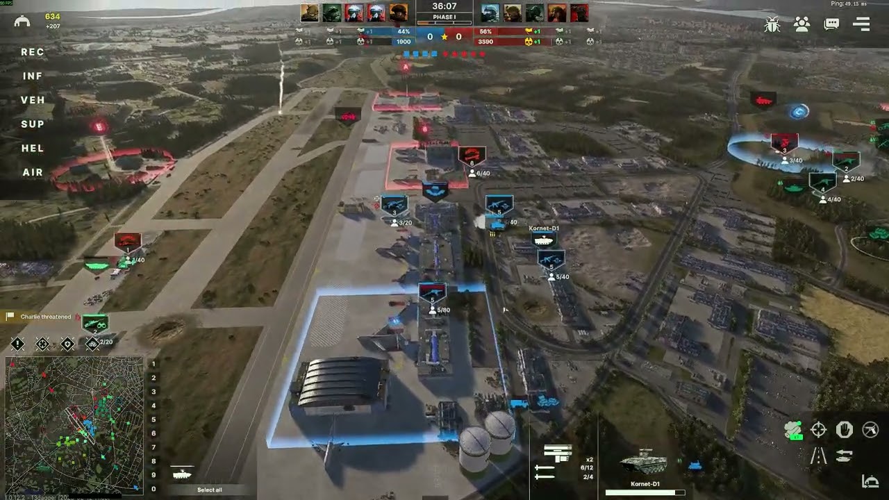 Holding front 1v2