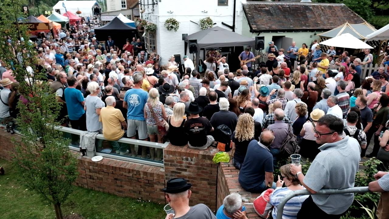 Steve Ajao at the 2016 Upton Blues Festival