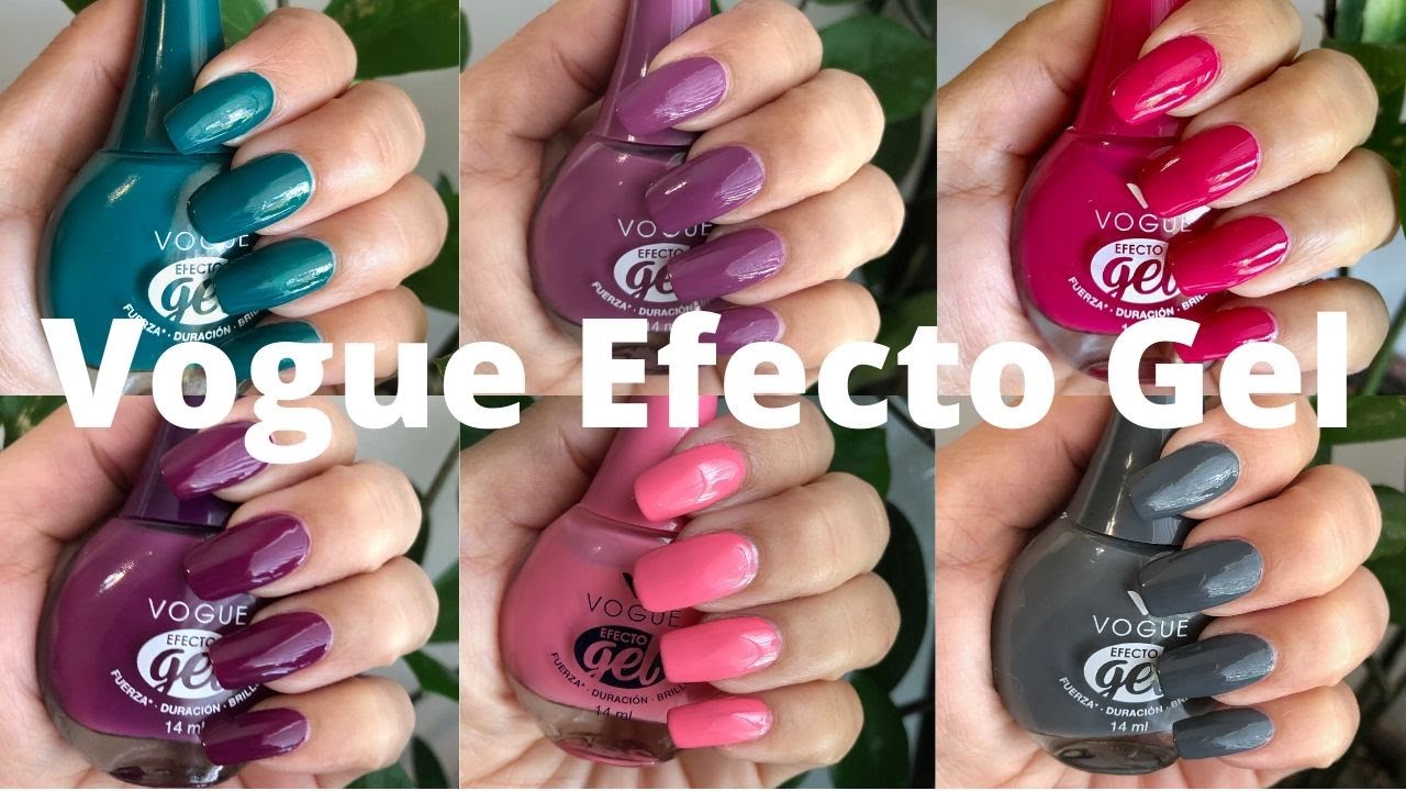 Esmaltes Vogue Efecto Gel | Swatches Y Más | #esmaltesvogue