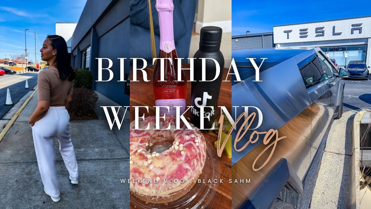 Birthday Weekend Vlog: New Recipe + Restarting Old Habits, Creator Milestone, Hair Appt + More