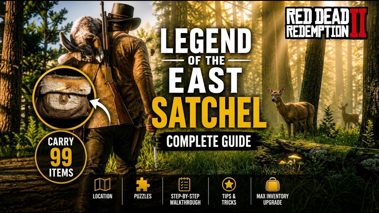 How to Get the 99 Item Satchel FAST in RDR2 (Master Guide)