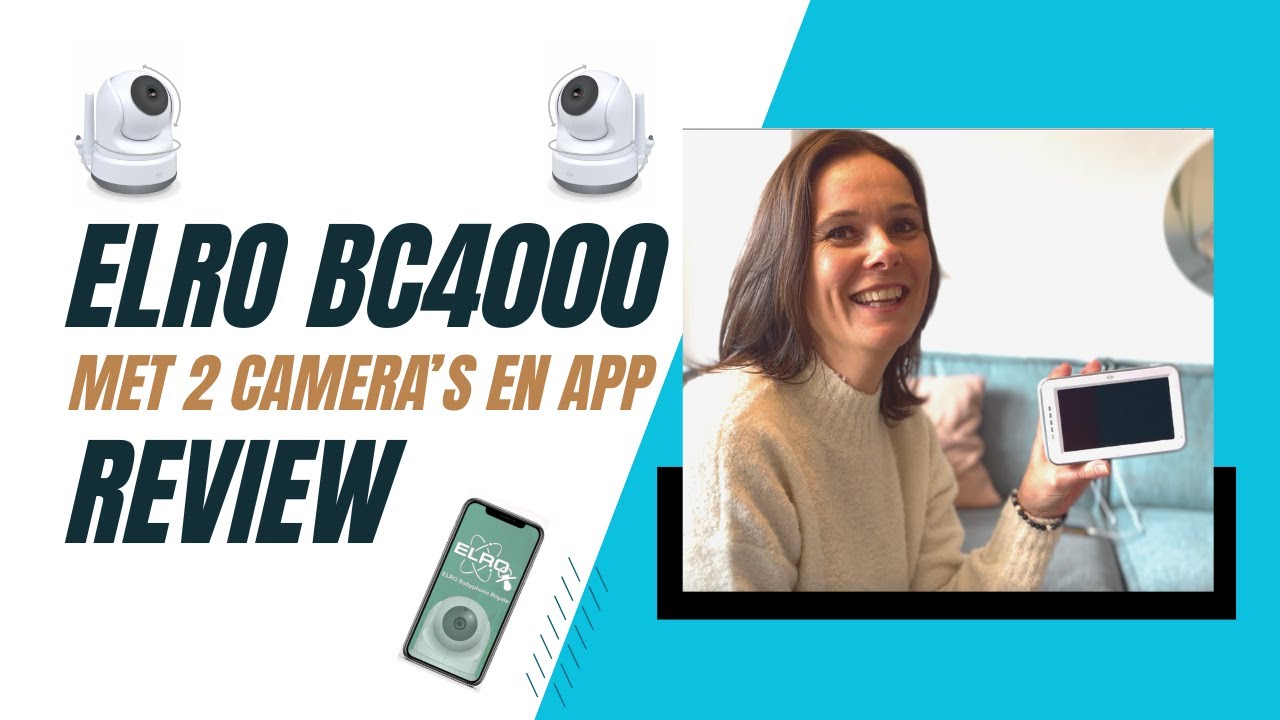 Onze review van de ElRO BC4000 Babyfoon met 2 camera's en app
