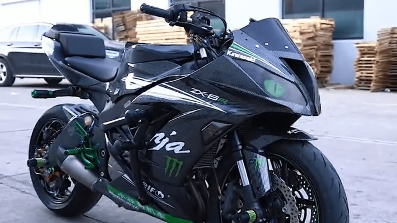 Kawasaki ZX6R Сборка трюкового мотоцикла | Полная покадровая сборка | Шаг за шагом.