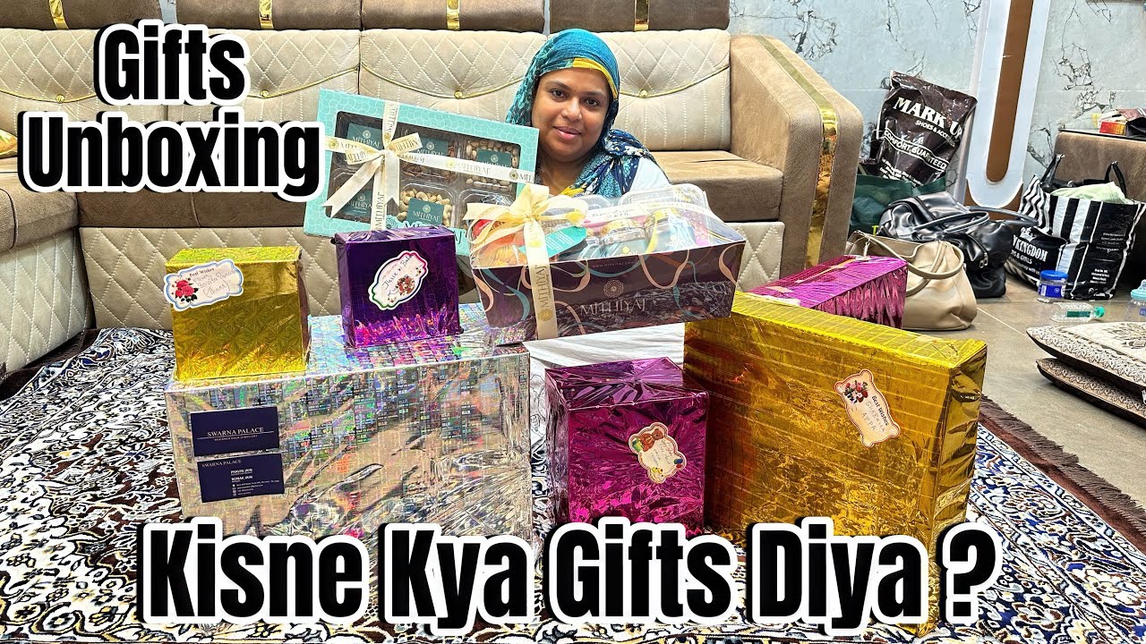 Function Ke Gifts Unboxing 🎁 | Kisne Kya Gifts Diya 🤔 | Sabse Best Gift Kiska Nikal ? | Afroz Vlogs