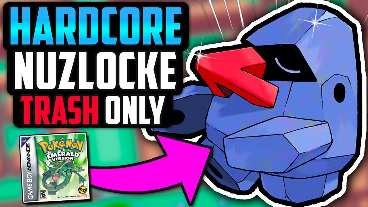 Pokémon Emerald Hardcore Nuzlocke - TERRIBLE Pokémon Only! (No Items, No Overleveling)