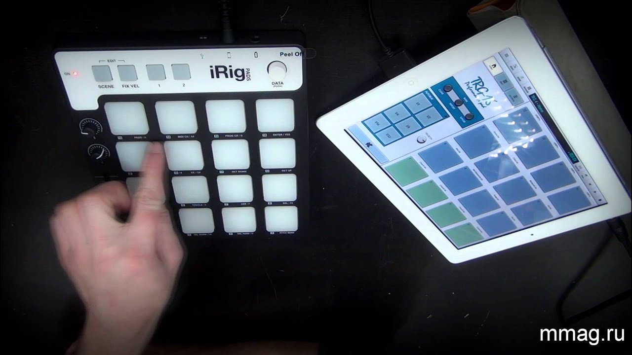 mmag.ru: ik multimedia irig pads - миди контроллер для ios устройств