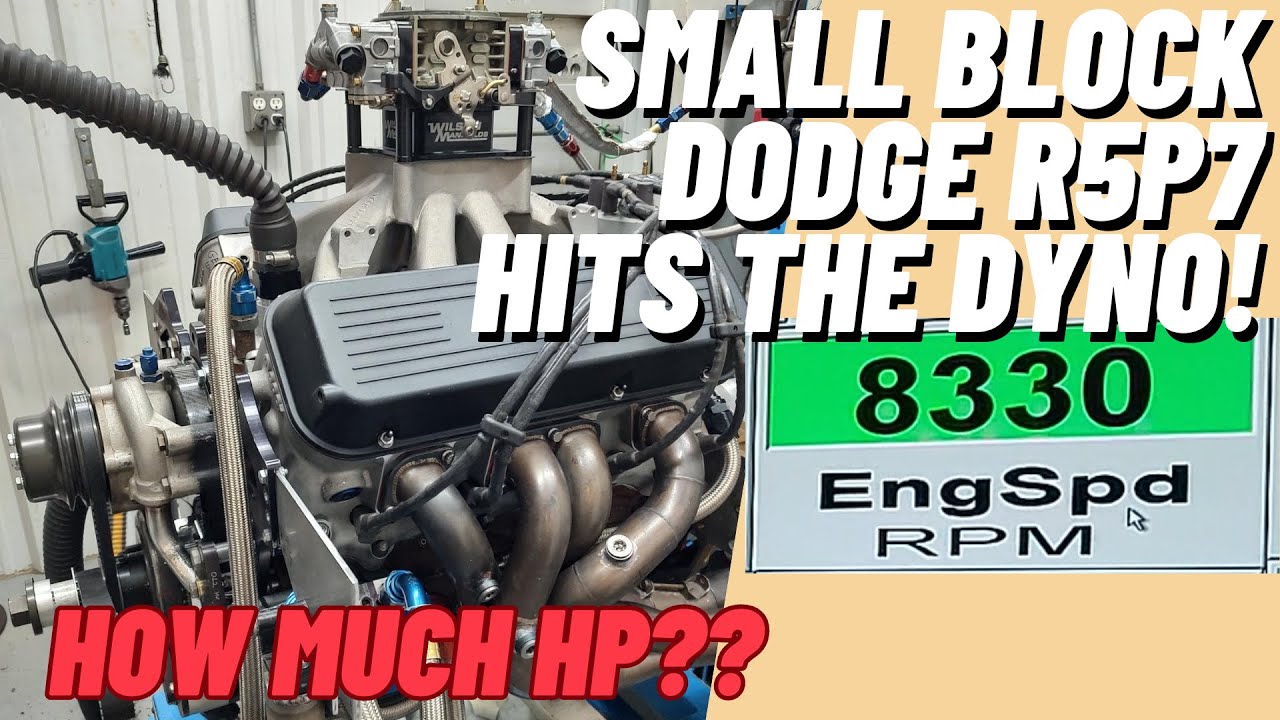 The Dodge R5P7 NASCAR Small Block FINALLY makes noise!