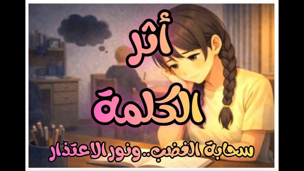 قصة أثر الكلمة - سحابة الغضب ونور الاعتذار - قصة عن اللطف بالكلام