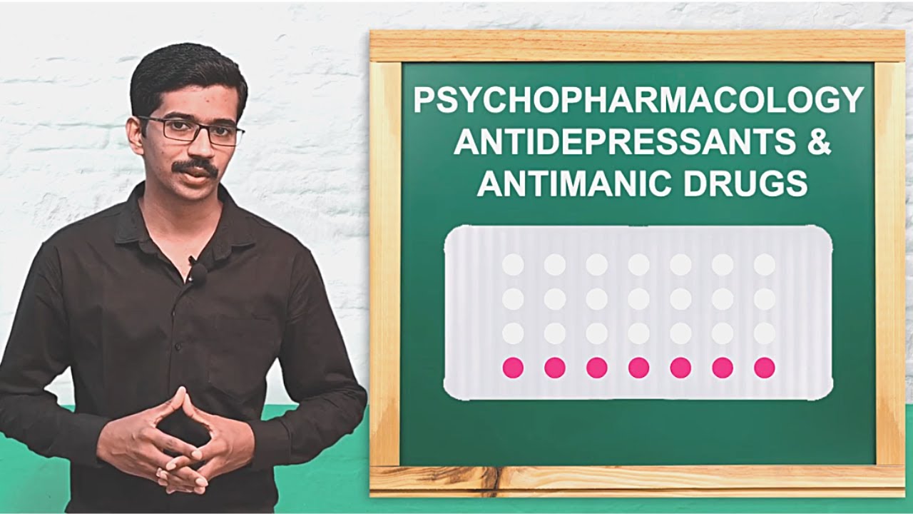 Psychopharmacology Antidepressant and Antimanic drugs | Psychiatric Nursing | B.Sc.3rd Year