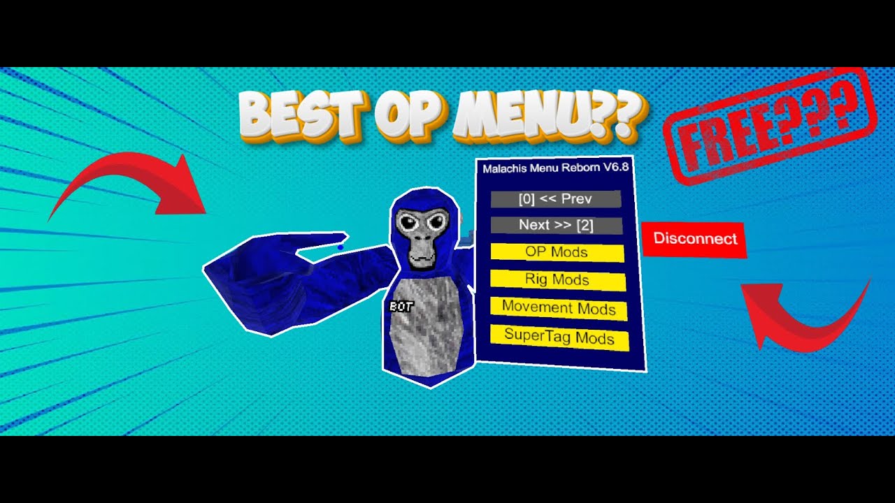 ⭐Showcasing The Malachi Menu in Gorilla Tag⭐