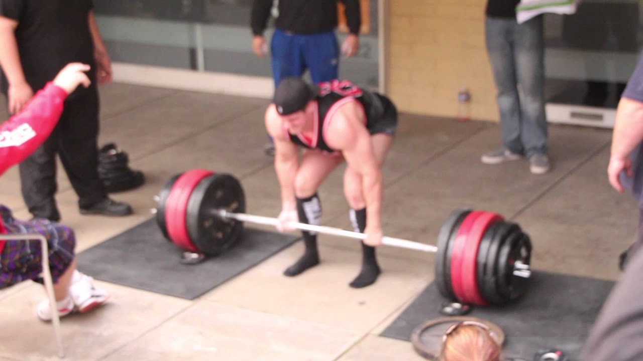 Strength Quest 2013 @ Australian Muscle The Gym - Steve Mills 320kg Deadlift Attempt