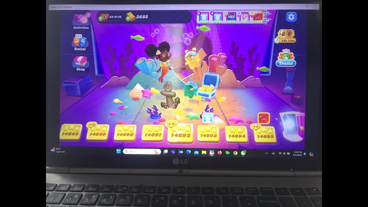 CANDY CRUSH SODA SAGA | Level 14651 - 14695 | ARSDORINT TEAM